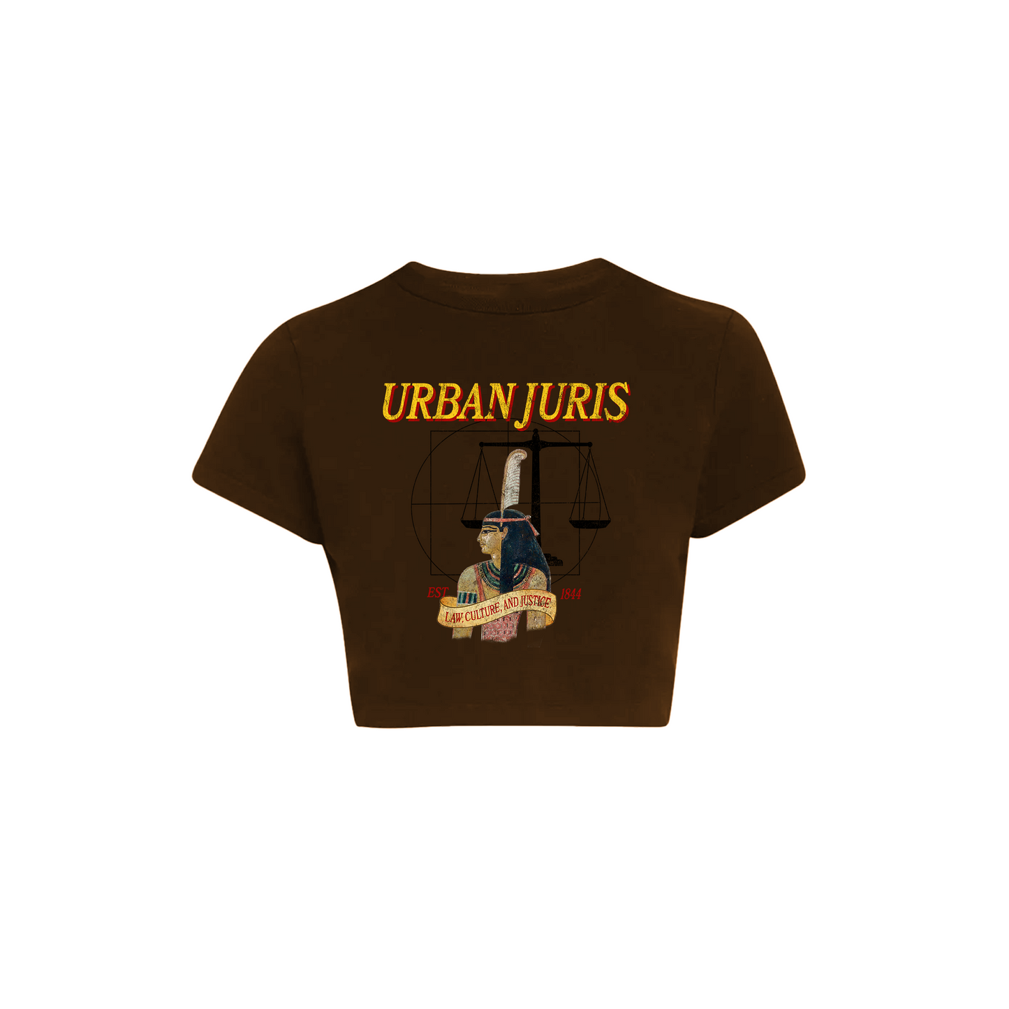 Ma’at Goddess of Justice Crop Top